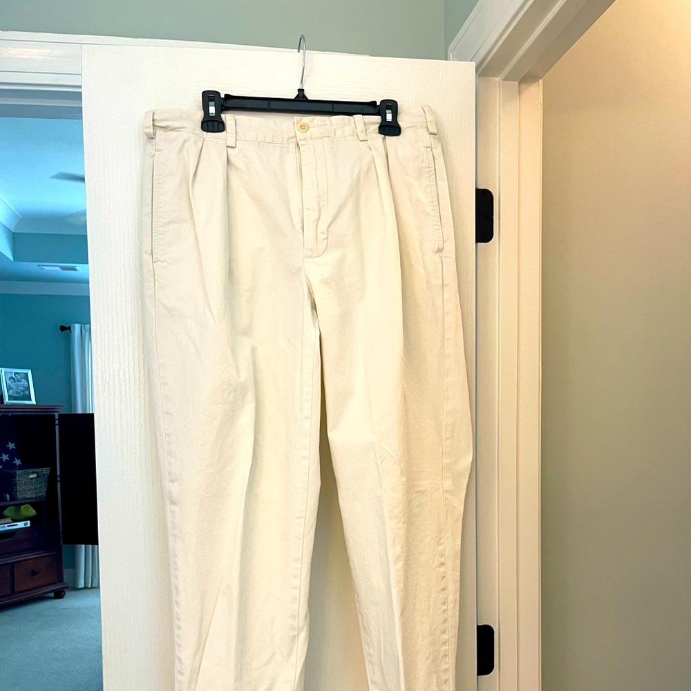 Mens cotton slacks worn once